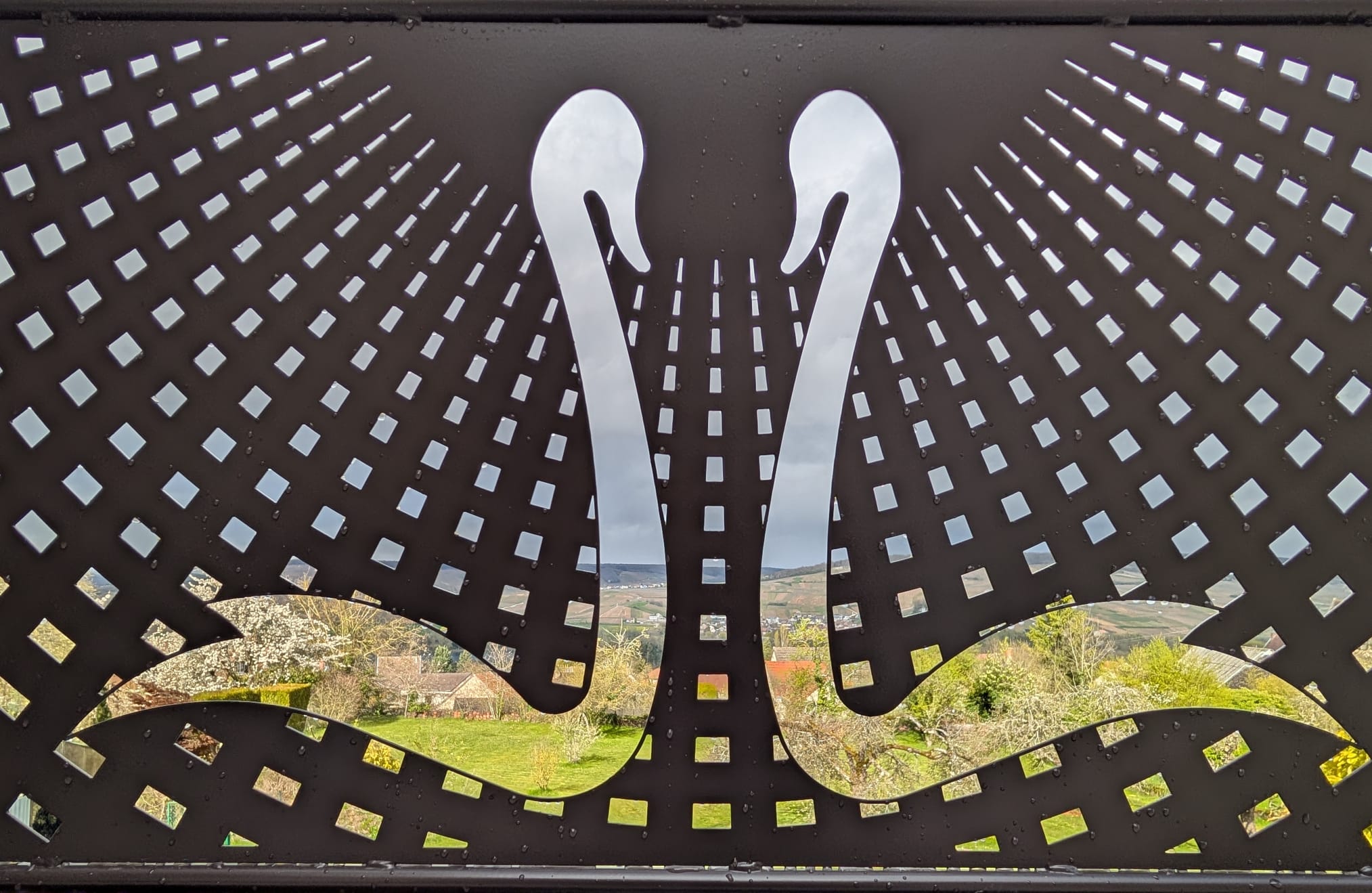 Garde corps termolaqué Cygne